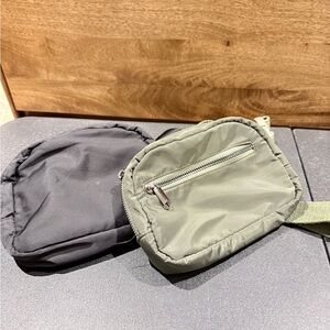 2 Fannie Packs Green and black